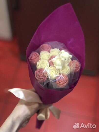 Шоколадные цветы букет подарок