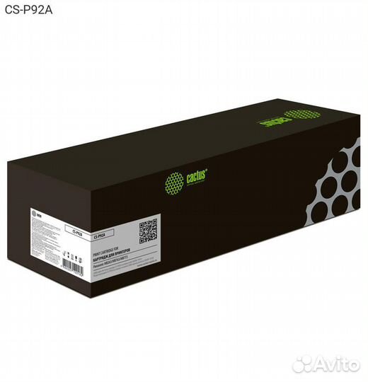 Тонер-картридж cactus KX-FAT92A7 Лазерный Черный 2