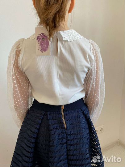 Блузка школьная