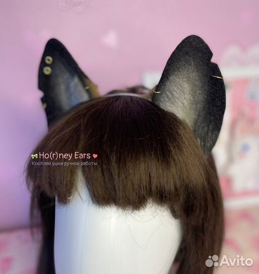 Ободок с ушками гиены фуррии