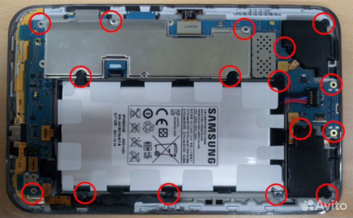 Батарея (аккумулятор) для samsung galaxy tab 2