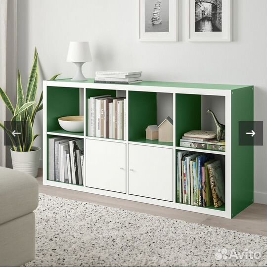 Стеллаж IKEA каллакс 8 ячеек новый в коробке