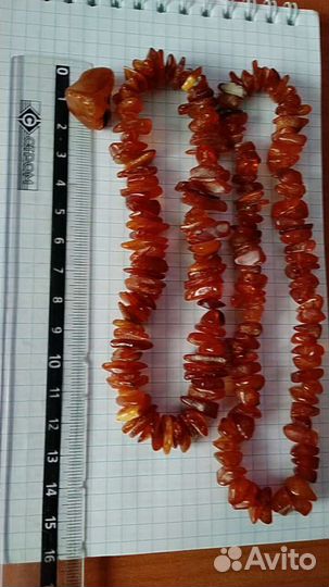 Бусы янтарь СССР