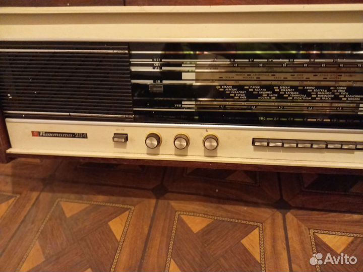 Радиола СССР ламповая