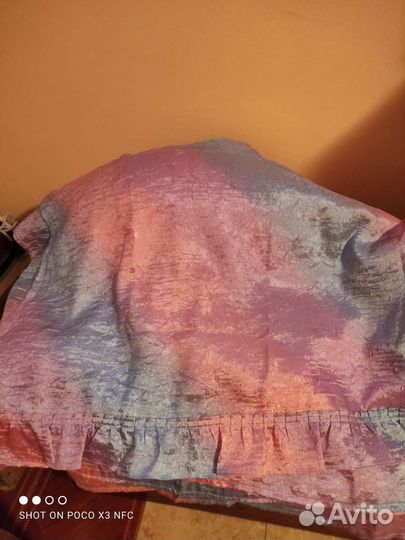 Турецкий комплект шторы, покрывало на кровать