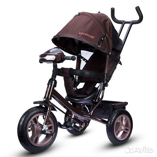 Трехколесный велосипед City-Ride, колеса надувка