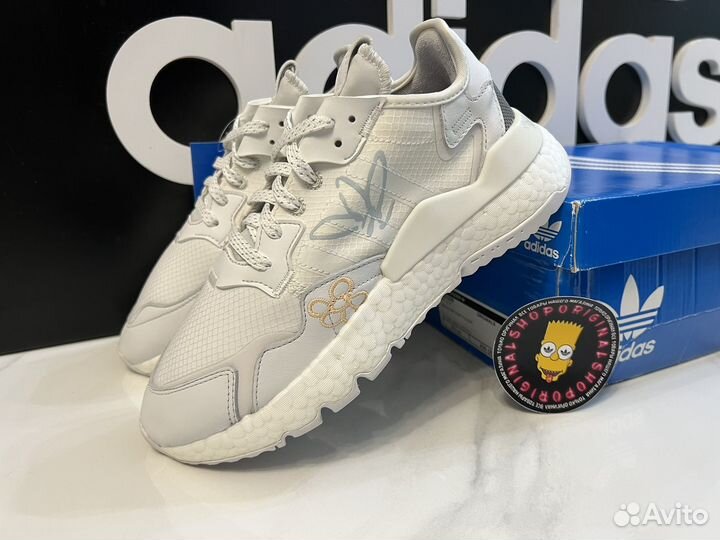 Кроссовки adidas nite jogger оригинал новые 37.5