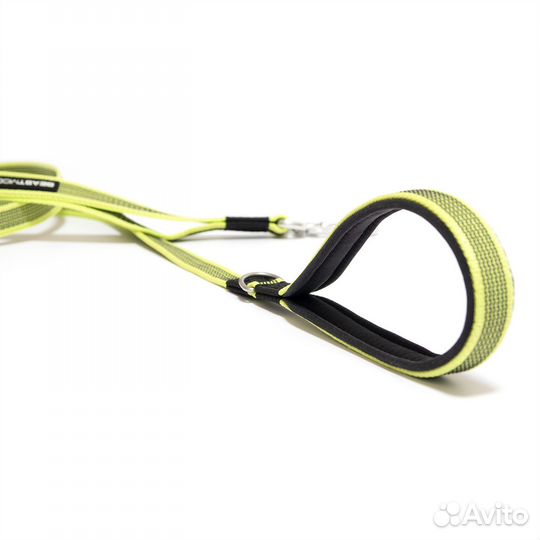 Прорезиненный поводок для средних и крупных собак