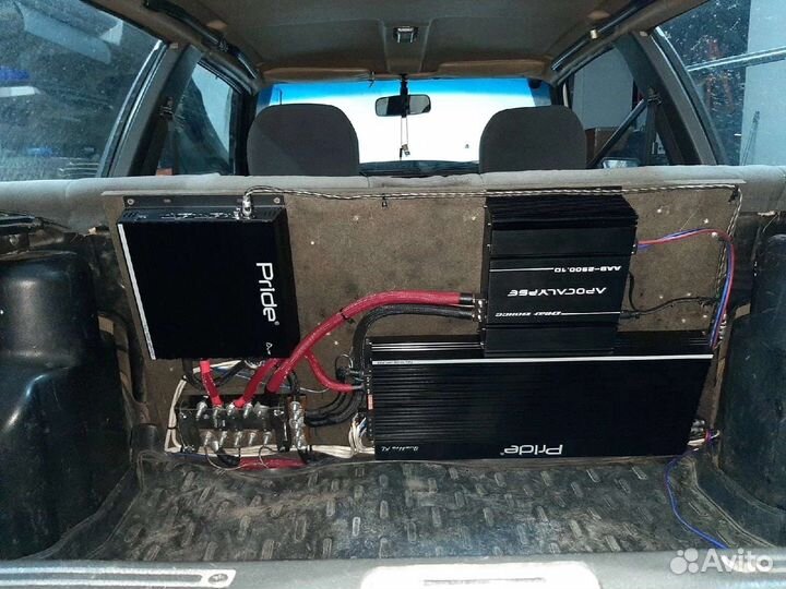 Установка усилителей сабов магнитол