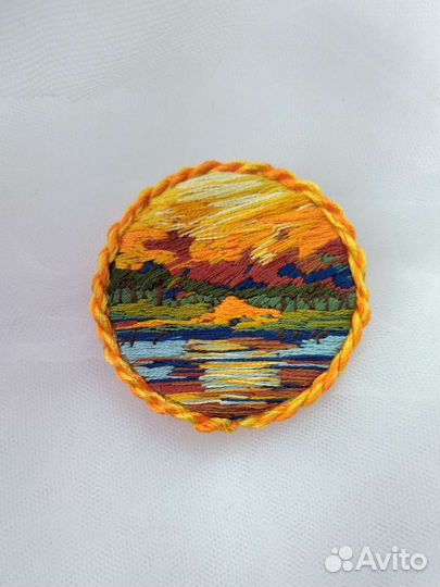 Брошь бисер. Брошь вышивка