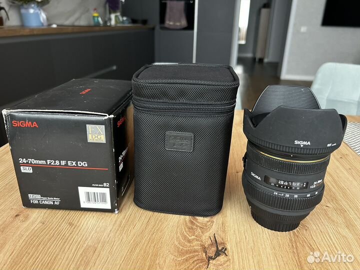 Обьектив Sigma 24-70 F2.8 Canon