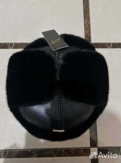 Норковая шапка мужская новая