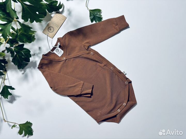 Боди с длинным рукавом 62 Дания новые