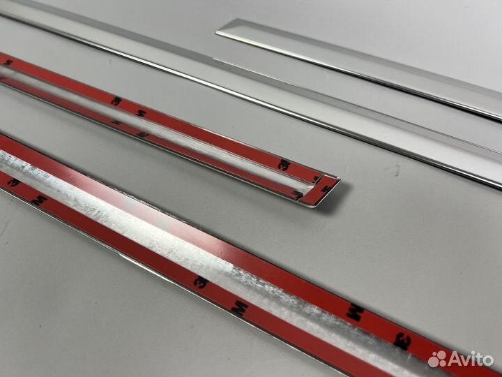 Молдинги дверей Toyota Camry 50/55 2011-2017 Хром