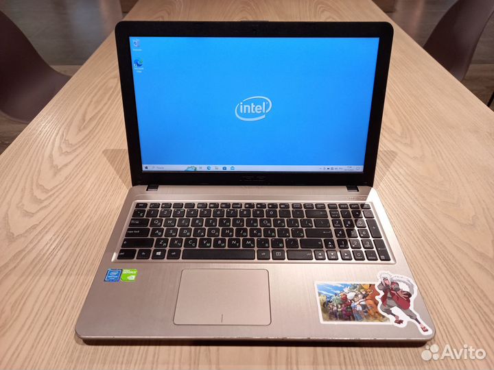 Игровой ноутбук asus/ GeForce 920MX/ Intel 4 ядра