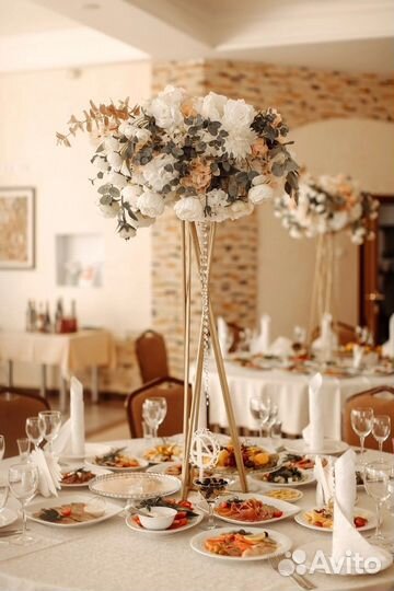 Декор зала на свадьбу