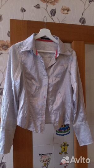 Блузка школьная на 8 - 10 лет