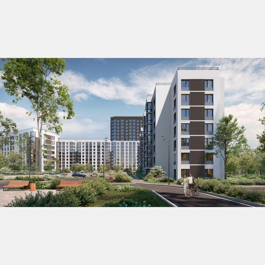 1-к. квартира, 40,8 м², 1/7 эт.