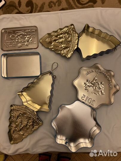 Жестяные банки подарочные для коллекционирования