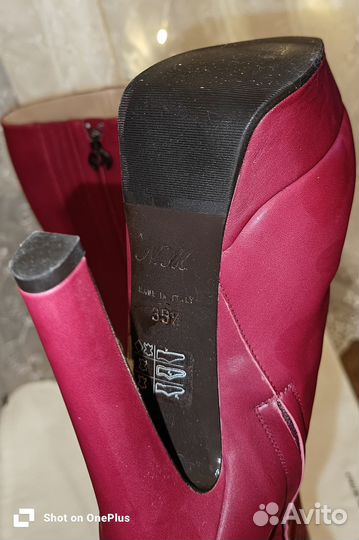Сапоги женские натуральная кожа 35 размер
