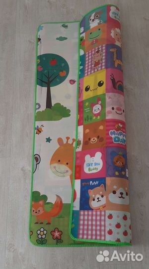 Детский коврик в манеж 180х120 новый