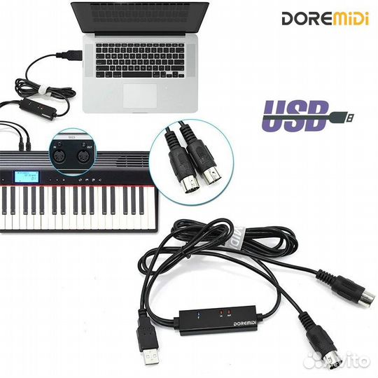 Миди-кабель адаптер и USB2 или -типC. Новое