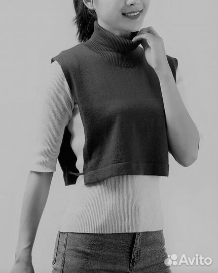 Манишка - водолазка кашемир