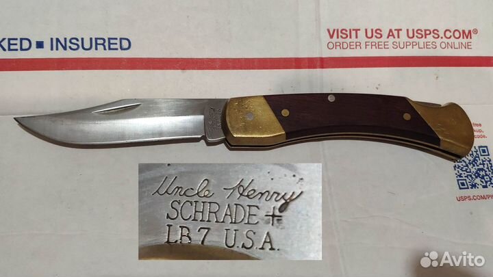 Нож Schrade Ungle Henry LB07.(made in USA)