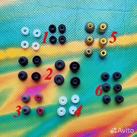 Амбушюры - насадки для внутриканальных наушников