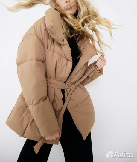 Куртка короткая с поясом (M/L)