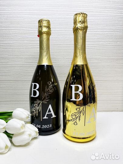 Набор на свадьбу. Свадебные бокалы