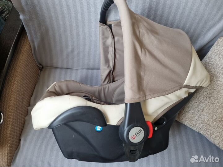 Коляска verdi 3 в 1 + прогулочная