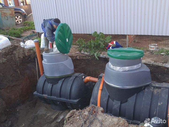 Септик эко Малахит 7 для выгребных ям