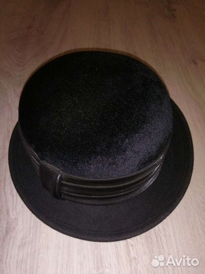 Шляпа женская черная