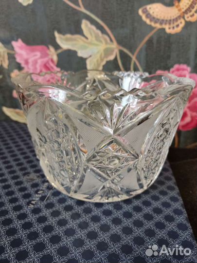 Салатник хрустальный
