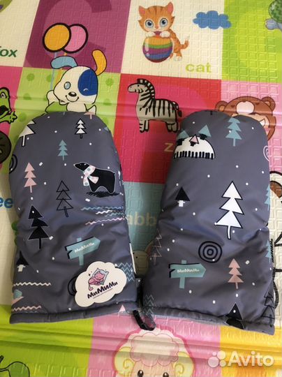 Муфта варежки на коляску мимими новые