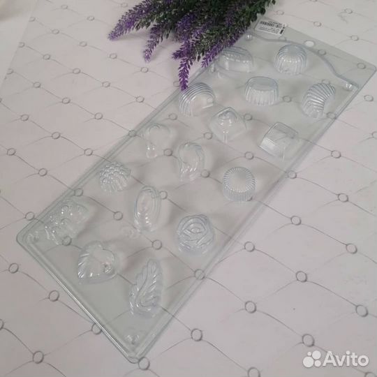 Пластиковые формы для мыла и шоколада