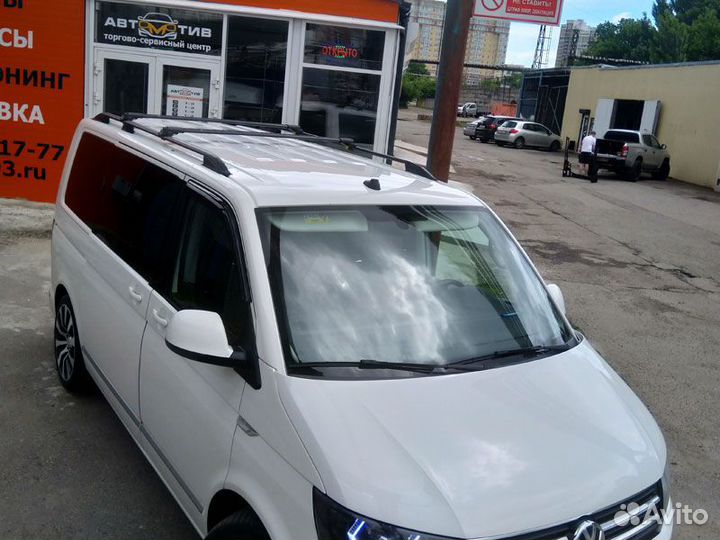 Рейлинги на крышу установка Volkswagen Transporter T5, 4-дв. фургон 2003-2009 CAN VWT5.73.3814