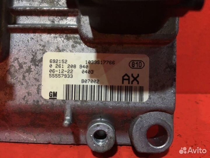 Блок управления двигателем Opel Corsa D Z12XEP Б/У