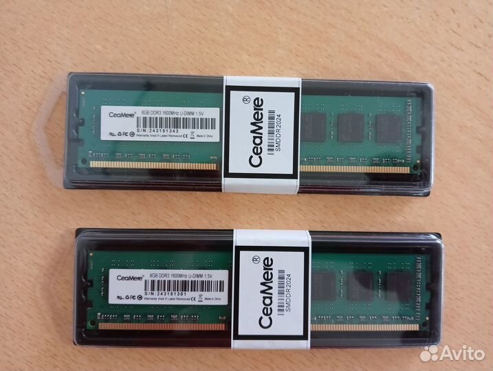 Оперативная память ddr3 8gb 16gb 1600