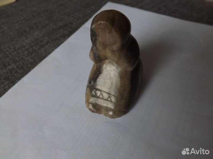 Статуэтка каменная баба 6\3 см с Урала ей лет 50