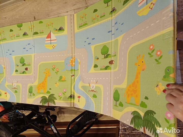 Развивающий коврик для ползания 180 200