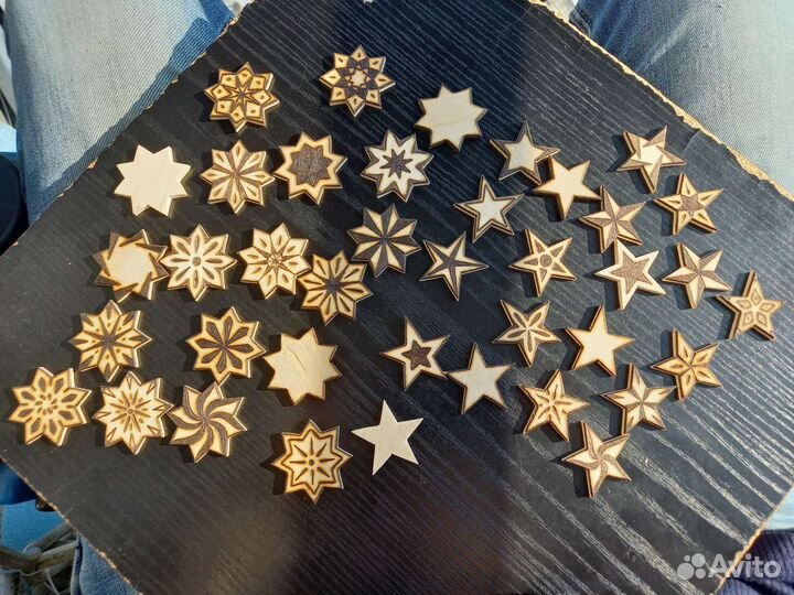 Звёздочки, заготовки, украшения