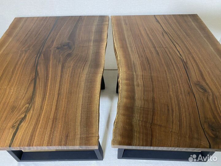 Большой стол в гостинную из слэба