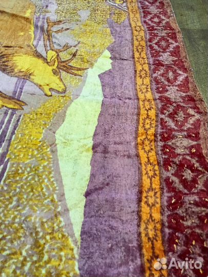 Коврик настенный плюш СССР