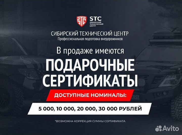 Багажник STC Mitsubishi 1999-2006 шторка дальний и задний свет