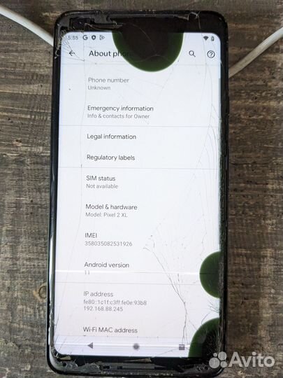 Google Pixel 2xl Black 64Gb US simfree