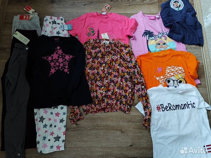 Вещи пакетом на девочку 9-10 лет