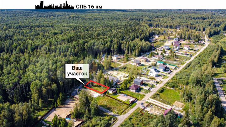 Участок 6,5 сот. (ИЖС)