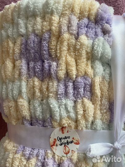 Плед детский плюшевый